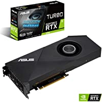 ASUS TURBO-RTX2060-6G - Tarjeta gráfica (NVIDIA GeForce RTX 2060- 6 GB- GDDR6- 192 bit- 7680 x 4320 Pixeles)
